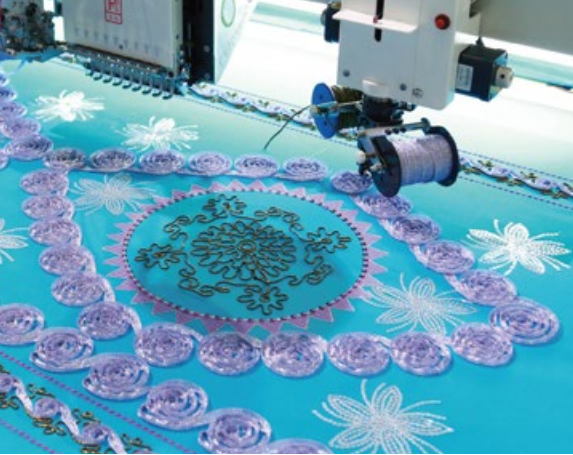 富怡混合缠绕（盘带）绣花机