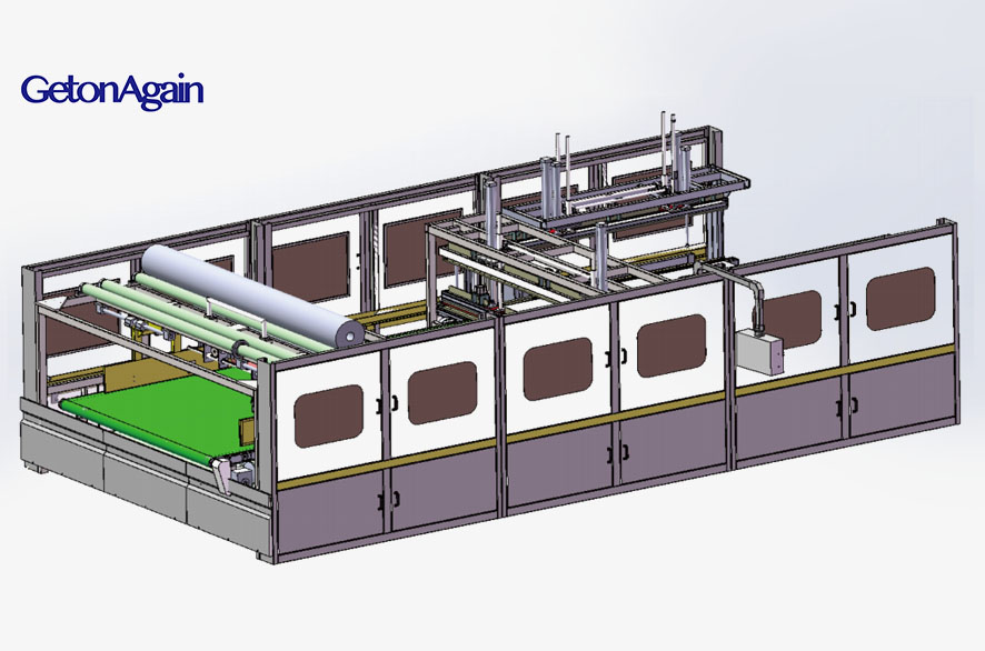 全自动床垫薄膜包装机