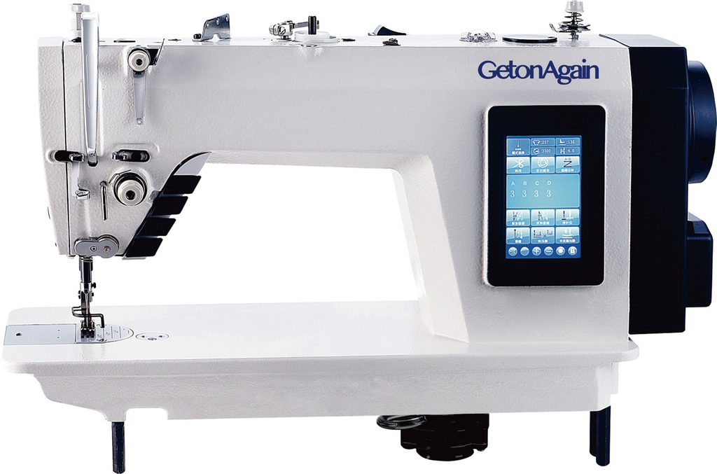 触屏单步进电脑花样平缝机