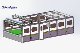 Embalagem Automática de Papel Kraft para Colchão GOA-ZMP
